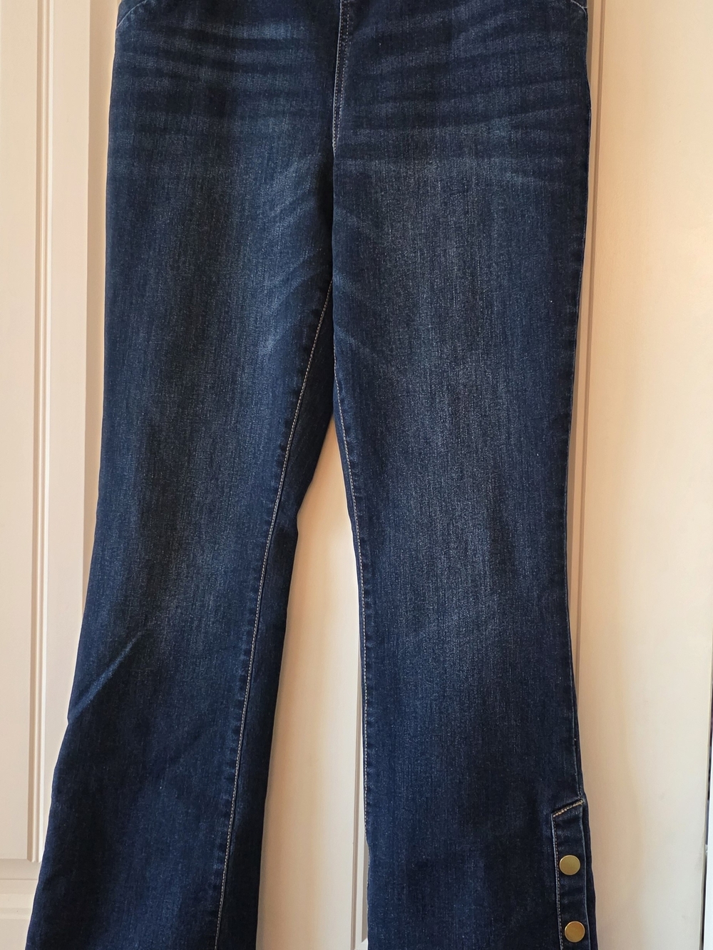 INC International Concepts Dark Indigo Flare Jeans